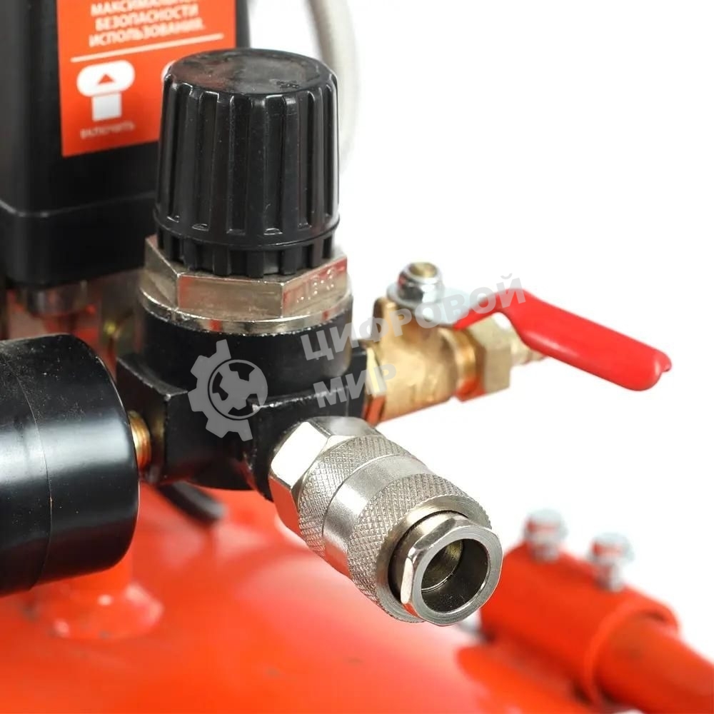 Компрессор поршневой безмасляный Patriot WO 80-360, 360 л/мин, 8 бар, 2200 Вт, 80 л, быстросъем и 