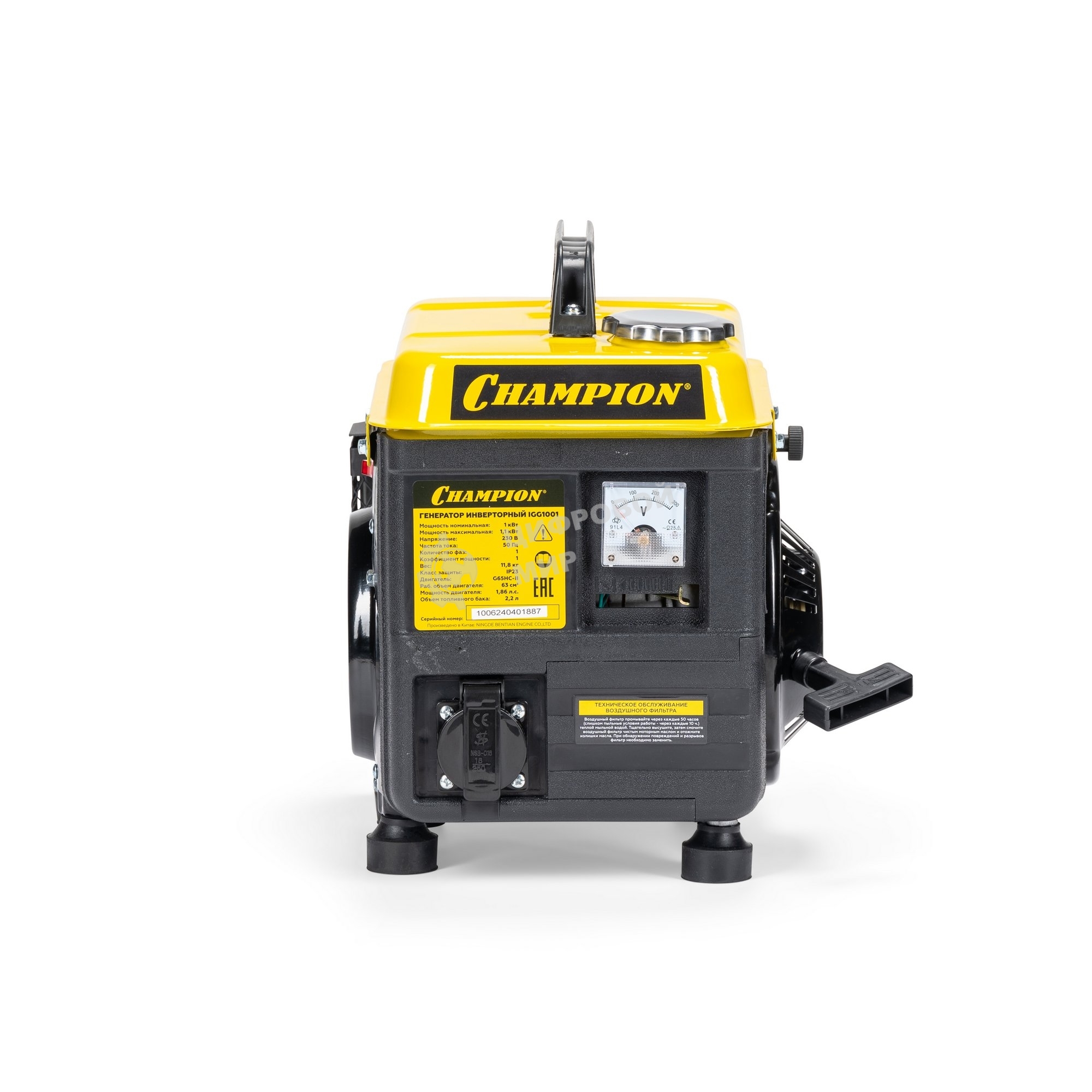 Генератор Champion PNIGG1001 1.1кВт