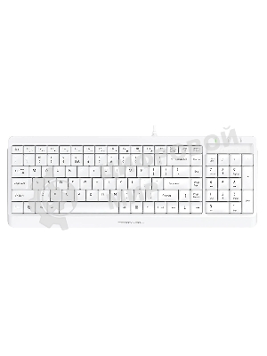 Комплект клавиатура+мышь A4Tech FStyler F1512 проводной, USB, 1200 DPI, белый