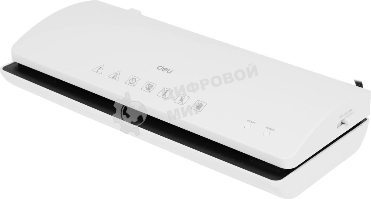 Ламинатор Deli 3897, A4 Film width: A4Laminate speed: 250мм/min  Film range: 70-125mic Thickness: about 3min