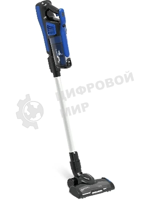 Пылесос вертикальный Blackton Bt VCA1401B черный/синий, питание от аккумулятора, 25 Вт, уборка сухая, пылесборник 0.6 л, работа от АКБ max 40 мин