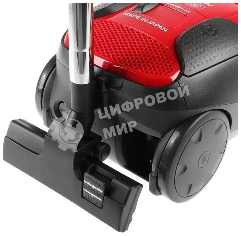 Пылесос Panasonic MC-CJ911R красный/черный, 380/1900 Вт, уборка сухая, пылесборник мешок 6 л