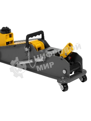 Домкрат гидравлический подкатной с фиксатором Denzel 3 т, 190-532 мм, SUV