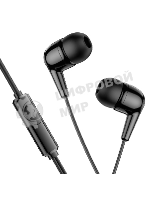 Проводные наушники Hoco M97a черный, внутриканальные