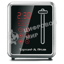 Тостер Zigmund & Shtain ST-100 нержавеющая сталь, 1000 Вт, 2 слота