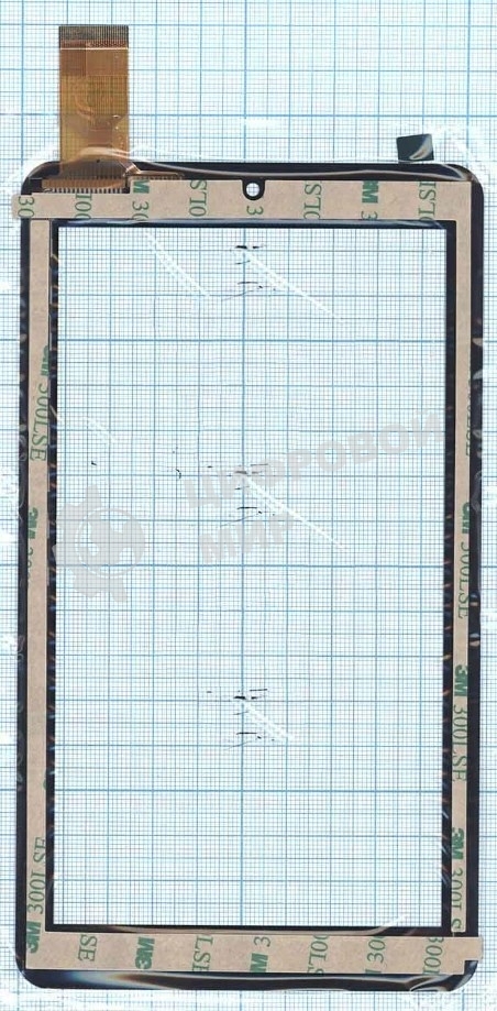 Сенсорное стекло (тачскрин) ZJ-70053A, черное