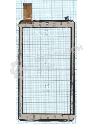 Сенсорное стекло (тачскрин) ZJ-70053A, черное