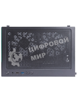 Компьютерный корпус 1STPLAYER MIKU Mi2 черный mATX 3x120мм LED fans Mi2-BK-3F1