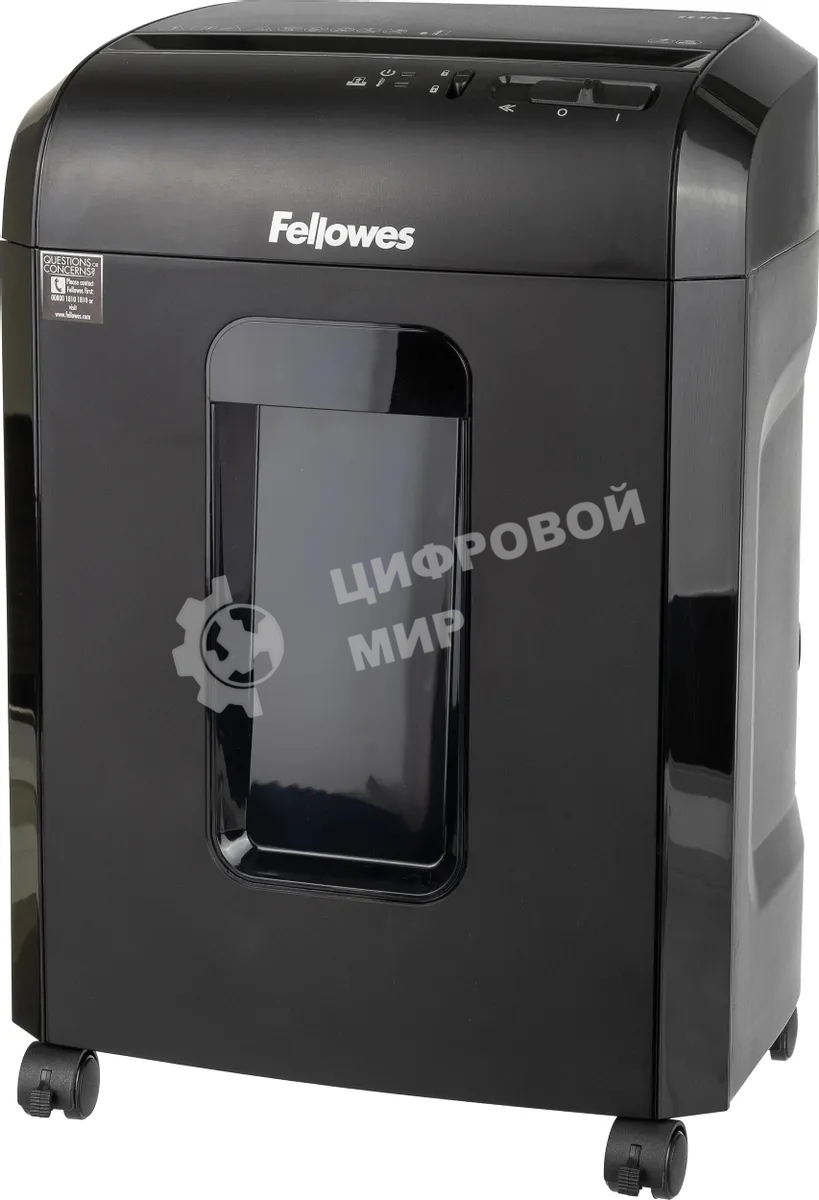 Шредер Fellowes Powershred 10M FS-4630601 DIN P-5, 2х15мм, 10лст., 19лтр., Safety Lock, с микрорезкой