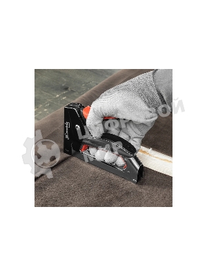 Степлер мебельный Matrix, стальной, быстрая загрузка, тип скобы 53, 6-10 мм, PRO