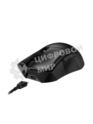 Мышь беспроводная/проводная ASUS P711 ROG Gladius III черный, 36000 dpi, радиоканал, Bluetooth, USB, кнопки - 6