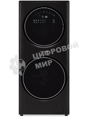 стирально-сушильная машина Hyundai Gemini WMD9423 темно-серебристый, загр. фронтальная макс.: 15 кг 1400 об/мин класс: А+++