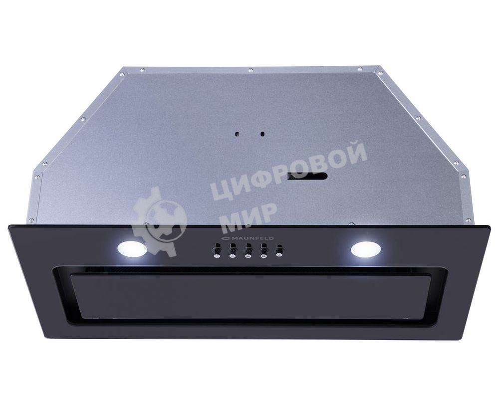 Вытяжка встраиваемая Maunfeld Trapeze 601GG черный, 60 см, 1150 куб. м/ч, 54 дБ