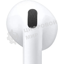 Наушники TWS Apple AirPods 4 (A3050/A3053/A3058) белый, вкладыши, Bluetooth, до 5 ч