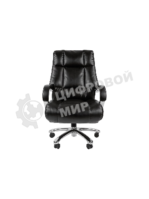 Кресло Chairman 405 черный, экокожа, 120 кг, механизм качания