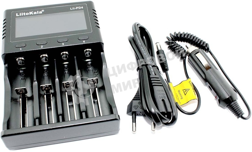 Зарядное устройство LiitoKala Lii-PD4 + CAR charger 12V