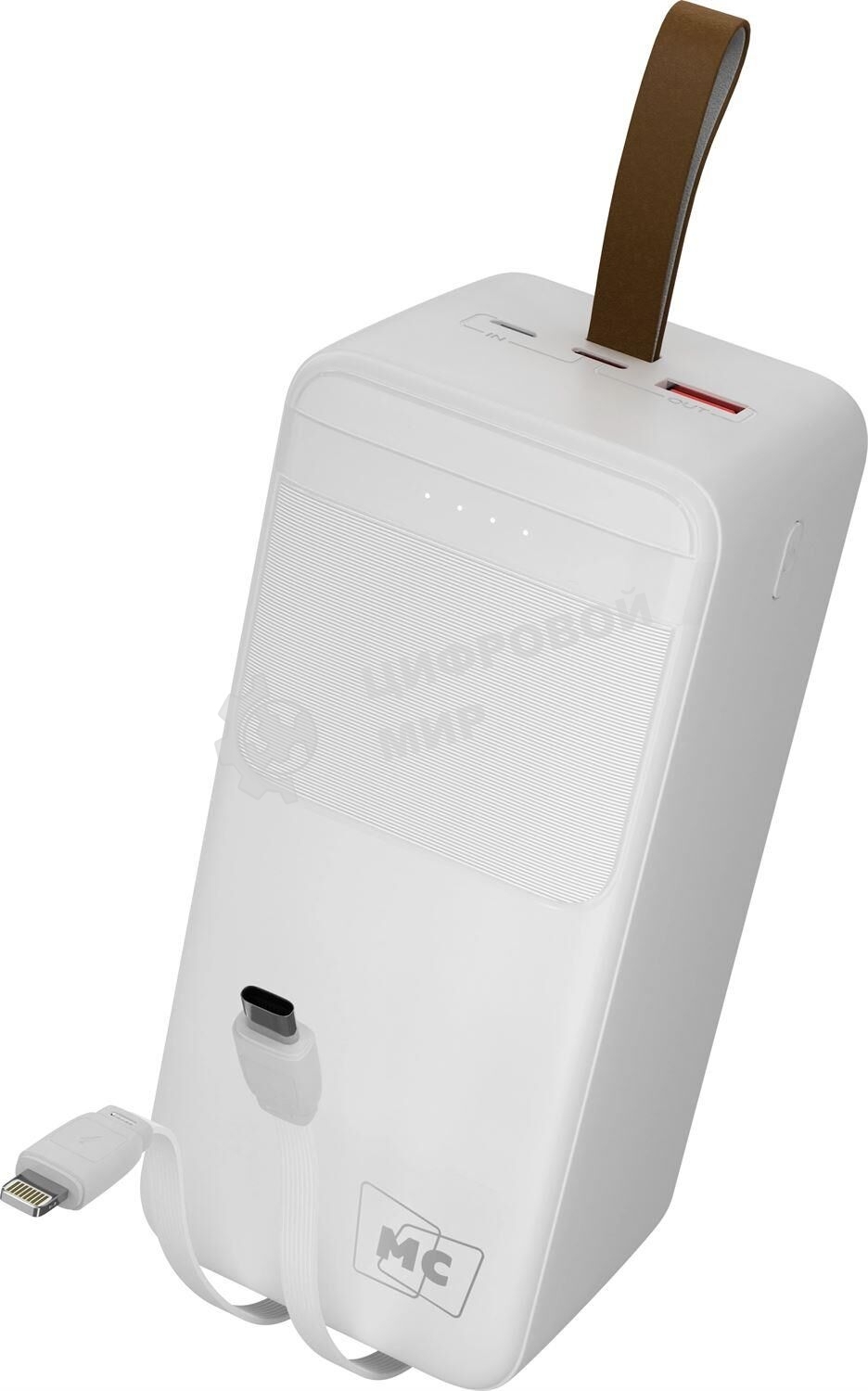 Портативный аккумулятор MORE CHOICE (4620202552860) PB59-50 50000mAh 1USB+1Type-C+1micro-USB 3.0A 22.5W+PD20W+QC3.0, белый