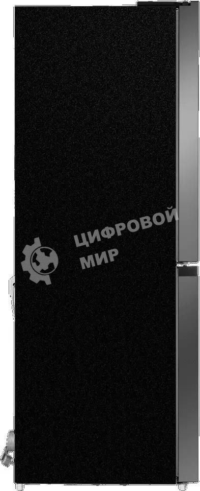 Холодильник Maunfeld MFF181NFSB черная сталь трехкамерный 320/154л морозилка снизу, Total No Frost, Side by Side