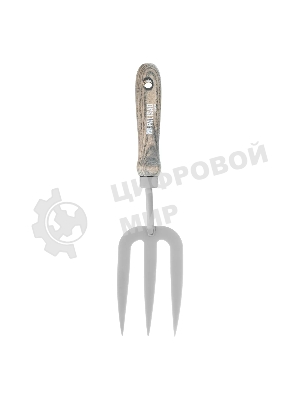 Вилка посадочная Palisad LUXE 80х320 мм, стальная, рукоятка из ясеня