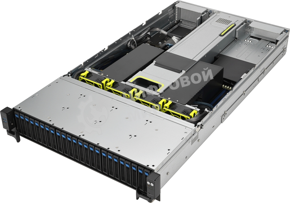 Серверная платформа ASUS RS720-E11-RS24U/10G/2.6KW/24NVMe/OCP/GPU