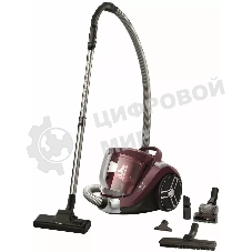 Пылесос Tefal Compact Power XXL TW4873EA, малиновый/черный, 550/550 Вт, уборка сухая, пылесборник контейнер 2.5 л