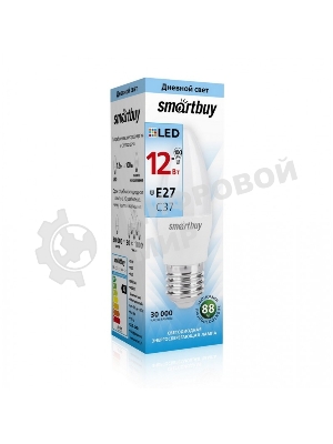 Светодиодная (LED) лампа Smartbuy-C37-12W/4000/E27
