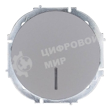 Выключатель 1-кл. СП OSEN 10А IP20 с подсветкой механизм серый матовый LEZARD 743-7488-111