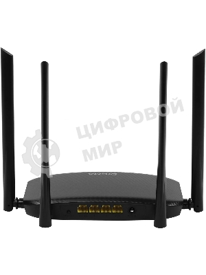 Роутер беспроводной Digma DWR-AC1202 AC1200 10/100/1000BASE-TX черный