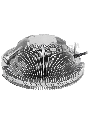 Кулер для процессора Crown CM-S1250TPWM v2 серебристый/черный, 95 мм, алюминий, 2000 об/мин, 28.7 дБ, 4 pin, 125 Вт, 53 мм