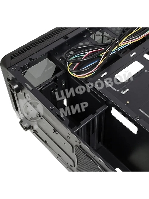 Компьютерный корпус Accord JP-X черный без БП ATX 2xUSB 2.0 1xUSB 3.0 bott PSU