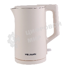 Чайник электрический Willmark WEK-1828PS белый, 1.8 л, 2000 Вт