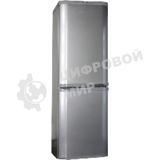Холодильник ОРСК 173 NG нержавеющая сталь двухкамерный 200/120л, морозилка снизу, капельная система