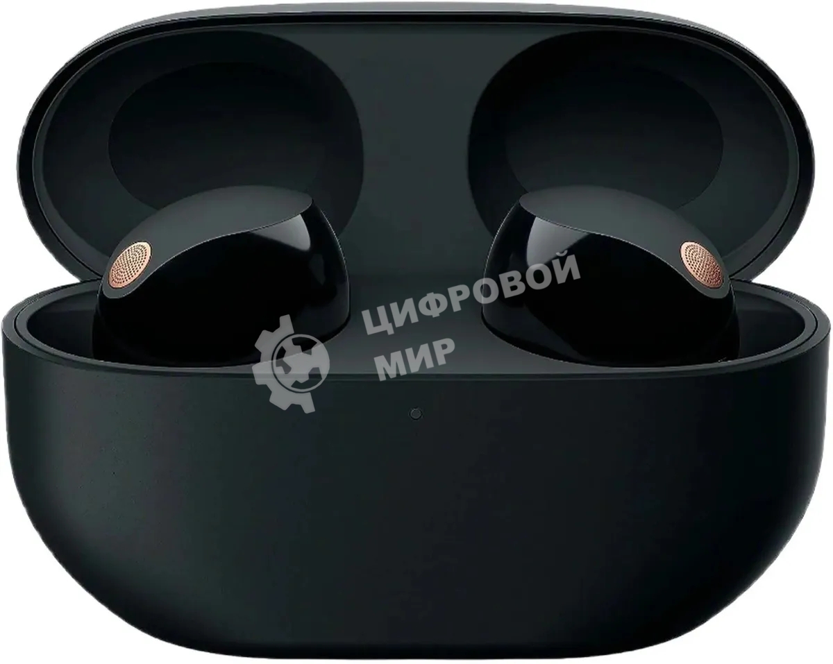 Наушники TWS Sony WF-1000XM5 черный, внутриканальные, Bluetooth, активное шумоподавление, беспроводная зарядка, до 8 ч