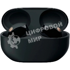 Наушники TWS Sony WF-1000XM5 черный, внутриканальные, Bluetooth, активное шумоподавление, беспроводная зарядка, до 8 ч