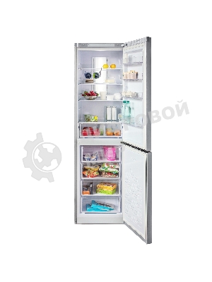 Холодильник Бирюса Б-M980NF металлик двухкамерный 240/130л морозилка снизу, No Frost