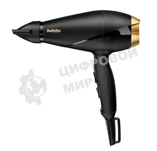 Фен BaByliss Power Pro 2000 6704E черный, 2000 Вт, ионизация