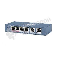 Коммутатор iFLOW F-SW-EU206POE-V/L, 4×100 Мбит/с PoE + 2×100 Мбит/с, неуправляемый