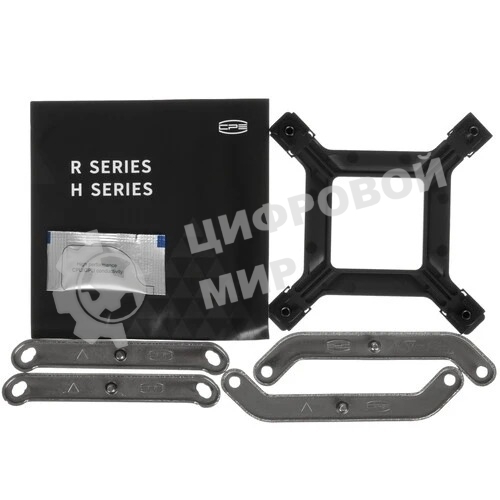 Кулер для процессора PCCooler R200 S115X/1200/1700/AM4/AM5 (TDP 110W, 90мм Non LED Fan, 2 тепловые трубки 6мм, 2200RPM, 28,3dBa)