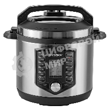 Скороварка-мультиварка электрическая Endever Vita-131, черный/стальной, мощность 1200 Вт, емкость 6л, 38 авторежимов работы, книга рецептов