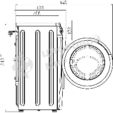 Стиральная машина ATLANT СМА 60У1013-02 белый, загрузка фронтальная 6 кг, 1000 об/мин, класс: А