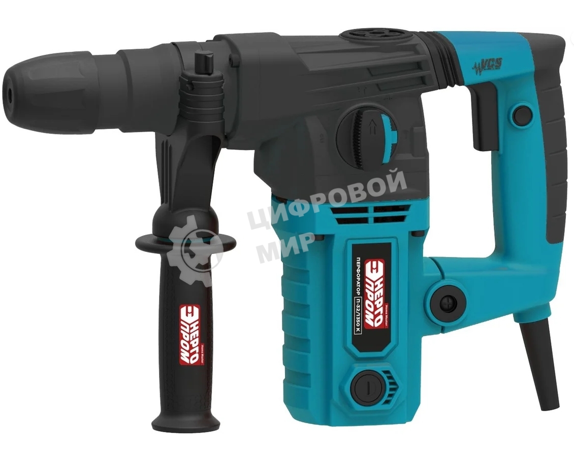 Перфоратор ЭНЕРГОПРОМ HOME MASTER П-32/1350К, SDS-plus, 1500 Вт, 6,7 Дж, от сети