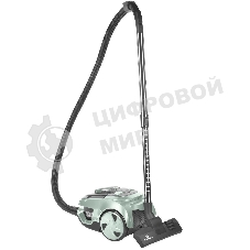 Пылесос Eurostek EVC-KP05С серый/бирюзовый, 400/2200 Вт, уборка сухая, пылесборник контейнер 2.5 л