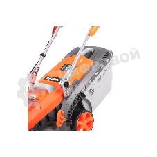 Газонокосилка бензиновая PATRIOT PT 54AS, 53 см, самоходная(3 скорости), 7,5л.с., алюминиевая дека, крданная передача на редуктор колес травосборник 75л