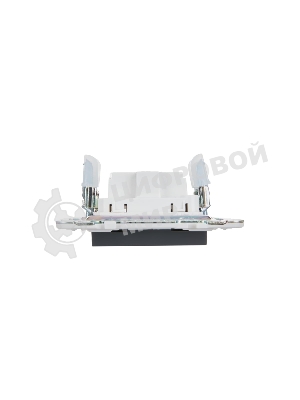 Розетка IEK SKANDY SK-R02G 10А графит без заземл. без защ. шторок SK-R10-10-K53
