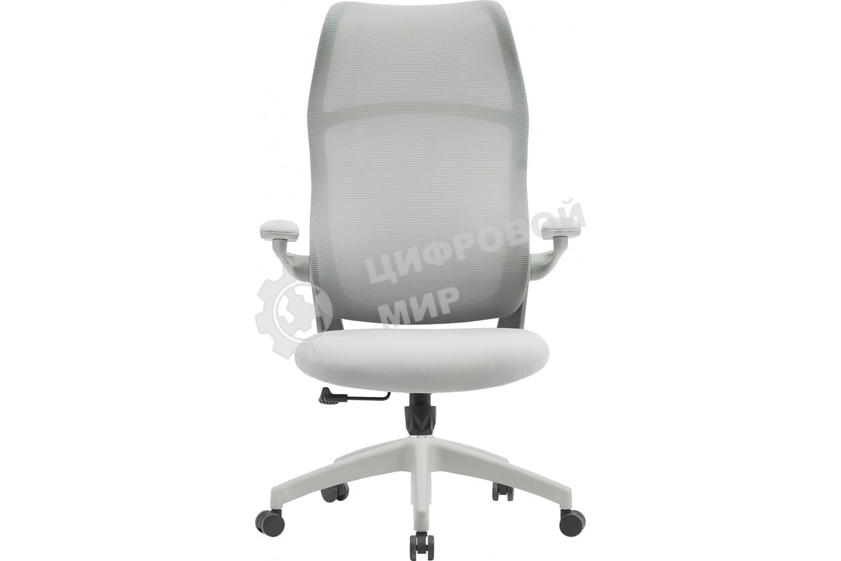 Кресло компьютерное Cactus CS-GMC505-GY серый, сиденье серый, сетка/ткань, крестов. пластик, пластик серый