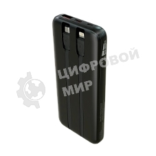 Портативный аккумулятор More choice (4620202550590) PB55-10 с кабелем 1USB 3.0A 22.5W PD - 10000mAh черный
