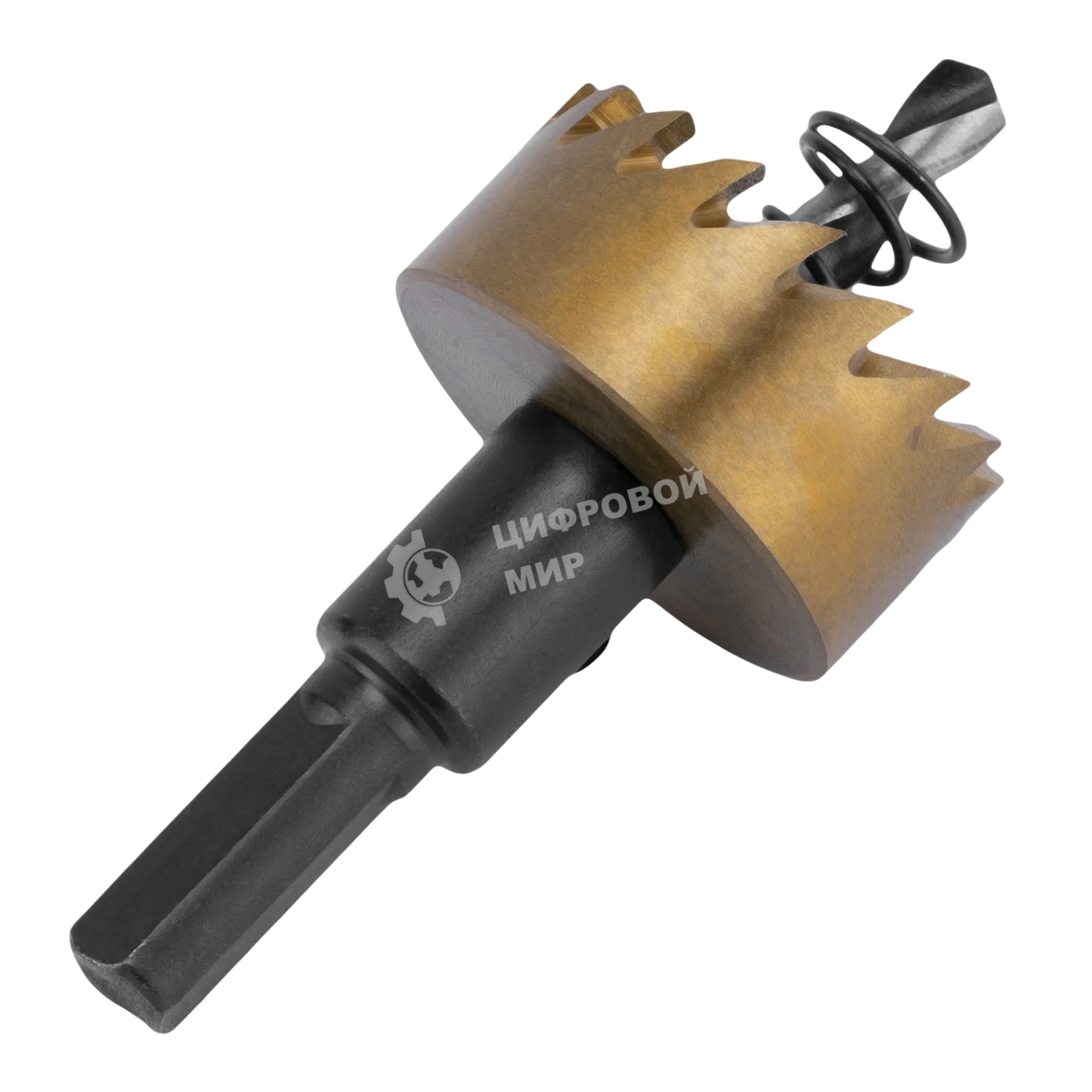 Коронка по металлу Denzel HSS, 30 мм, нитридтитановое покрытие