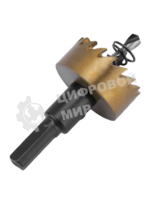 Коронка по металлу Denzel HSS, 30 мм, нитридтитановое покрытие