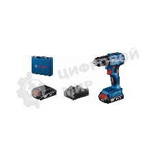Дрель-шуруповерт Bosch GSR 185 LI, 18 В, 2 Ач, 50 Нм, бесщеточный