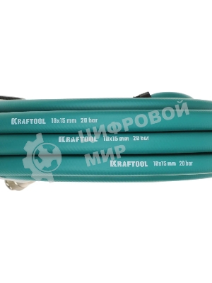 Воздушный шланг KRAFTOOL с фитингами рапид 10 м, 10х15 мм, 20 бар